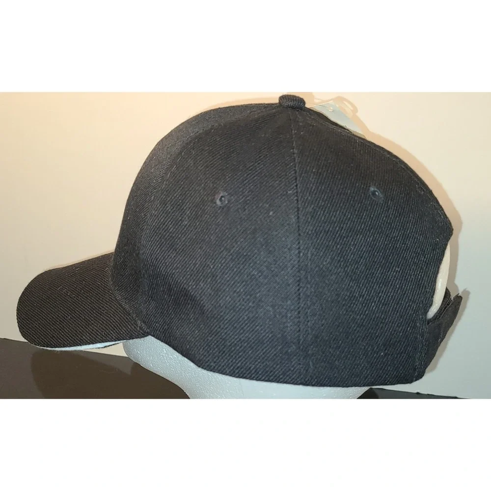 NWT USAF United States Air Force Blue Acrylic Strapback Baseball Cap Hat Embroid